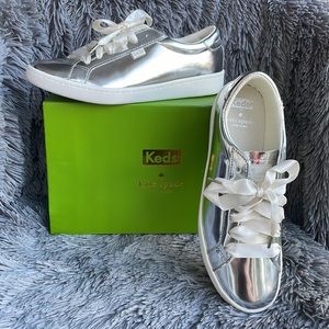 Kate Spade Silver Sneakers